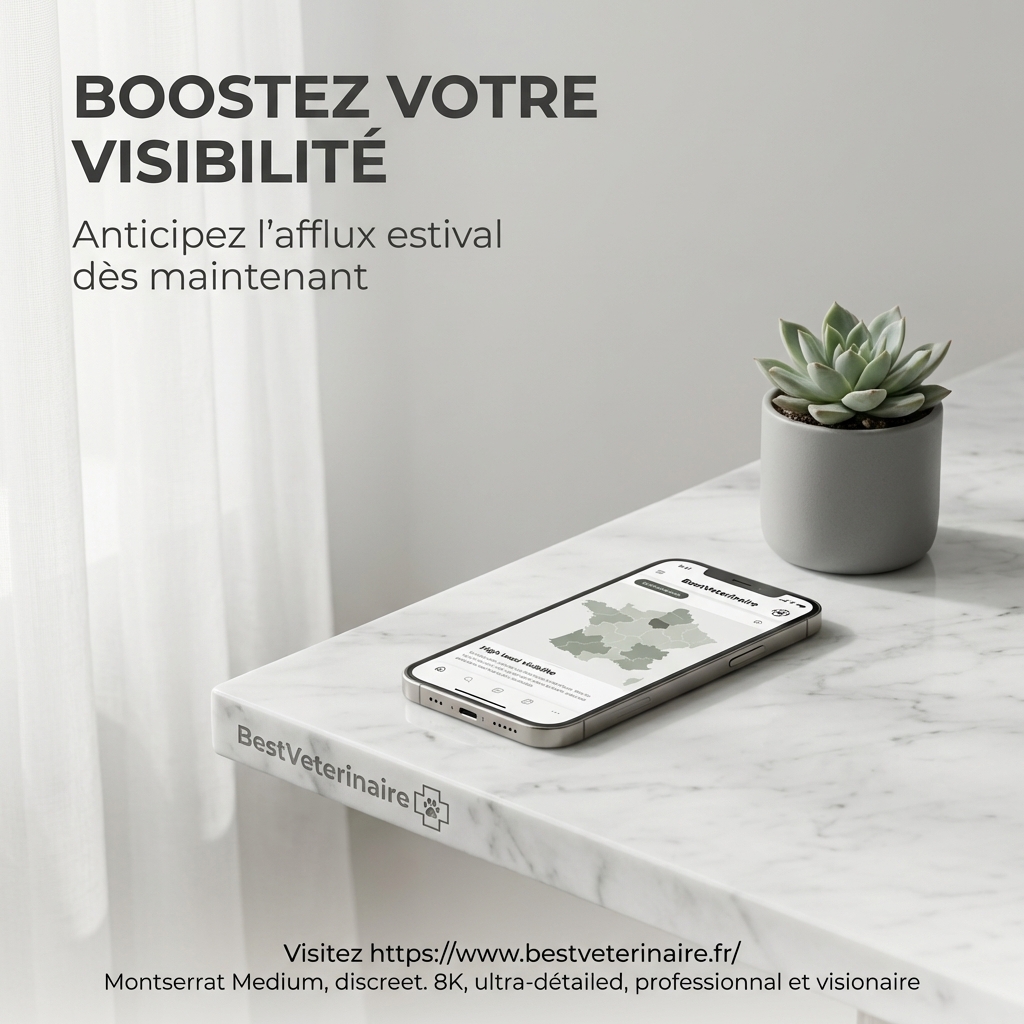 Visibilité locale : préparez votre cabinet vétérinaire à l'afflux estival avec BestVeterinaire 1