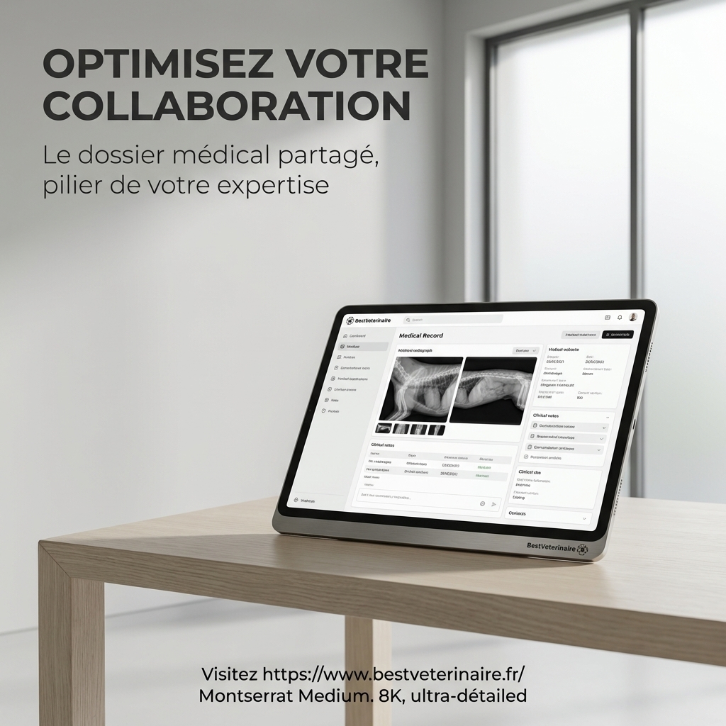 Modernisation Vétérinaire : Optimisez la Collaboration et les Soins via le Dossier Partagé 1