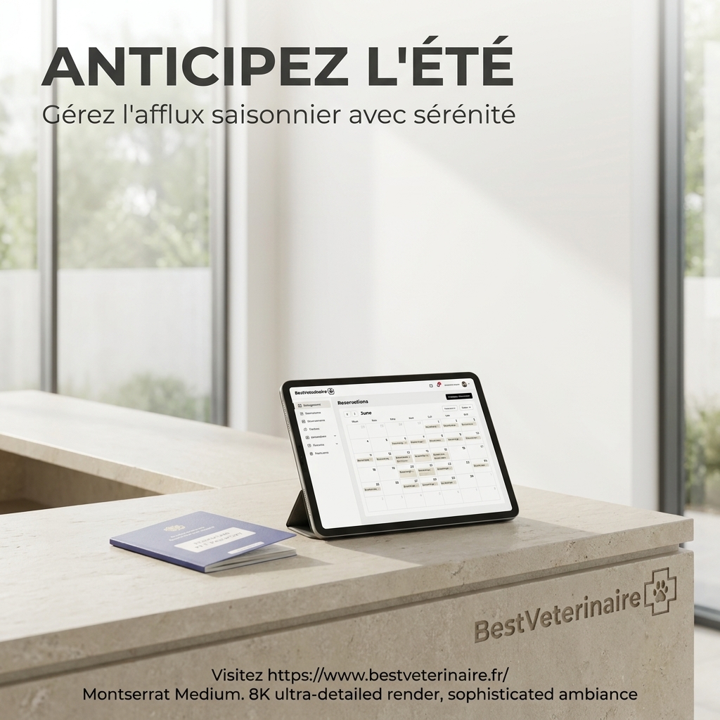 Anticipez le pic d'activité estival : optimisez votre cabinet vétérinaire avec BestVeterinaire 1